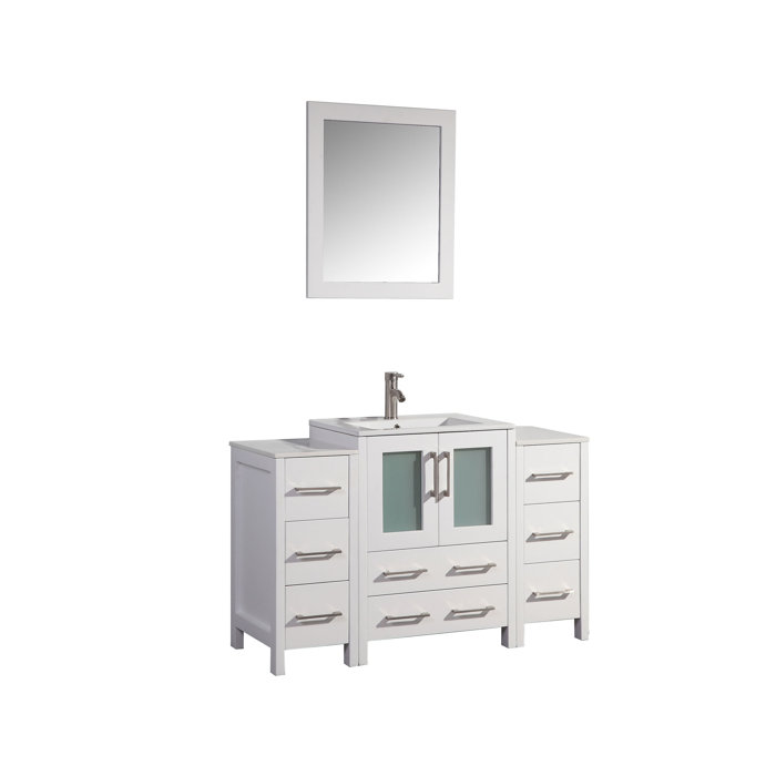 Wade Logan® Karson 48'' Freestanding Single Bathroom Vanity with
